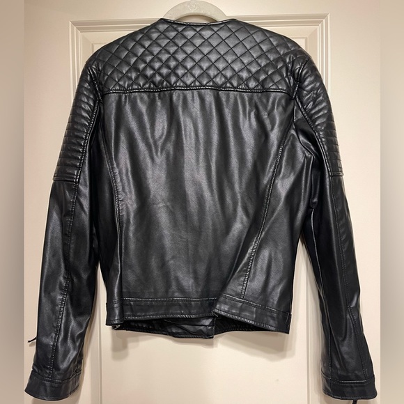 Topshop Moto Leather Jacket - Picture 7 of 8